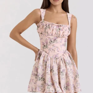 Kurzes Kleid Cloe - Doppellagig