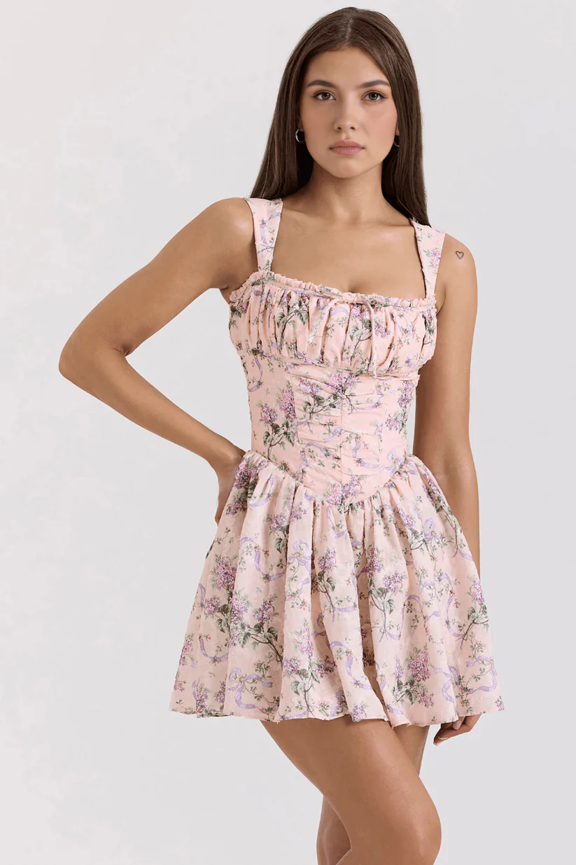 Kurzes Kleid Cloe - Doppellagig